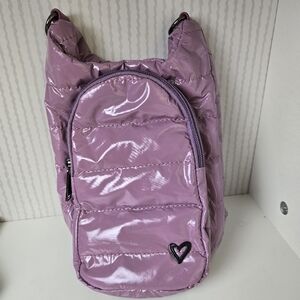 PRENELOVE hipster crossbody bag in Light Purple. Missing Strap